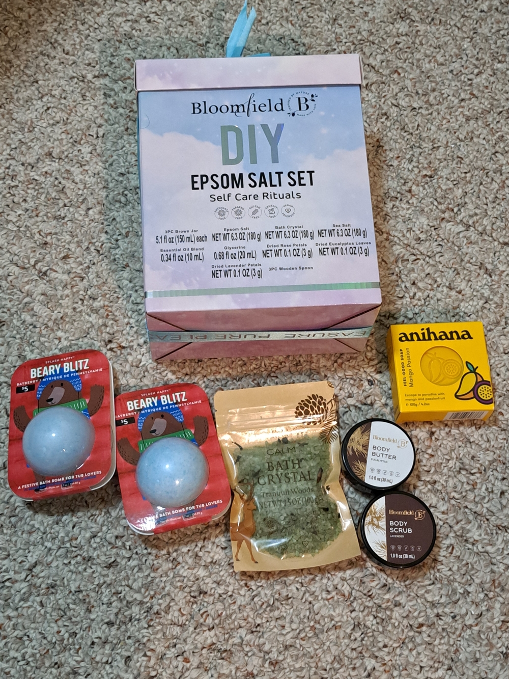 Bloomfield DIY Epsom Salt Set + Bath and Body Items